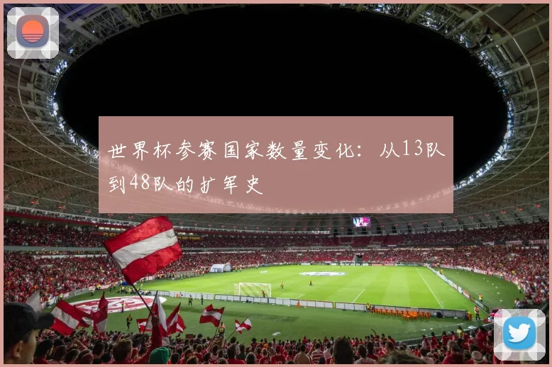 世界杯参赛国家数量变化：从13队到48队的扩军史