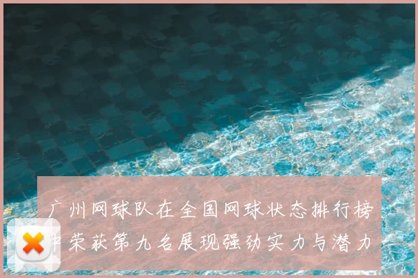 广州网球队在全国网球状态排行榜中荣获第九名展现强劲实力与潜力